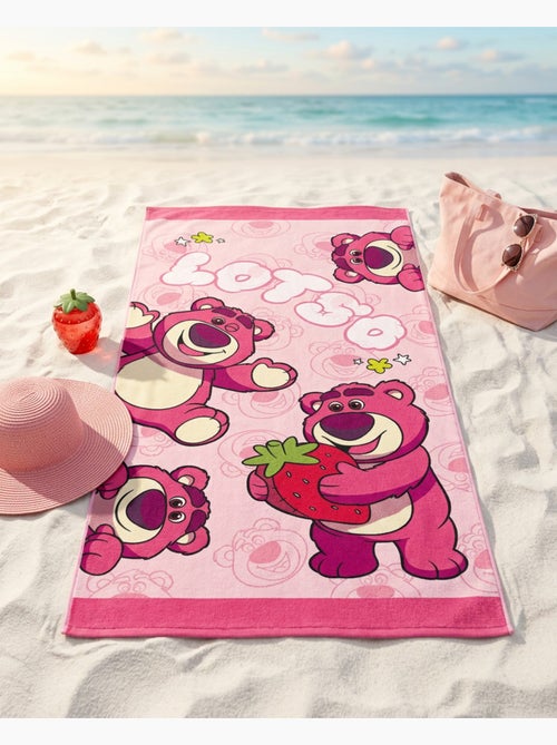 Drap de Plage Enfant Lotso Disney Pixar Toy Story 70x140 cm 100% Polyester - Kiabi
