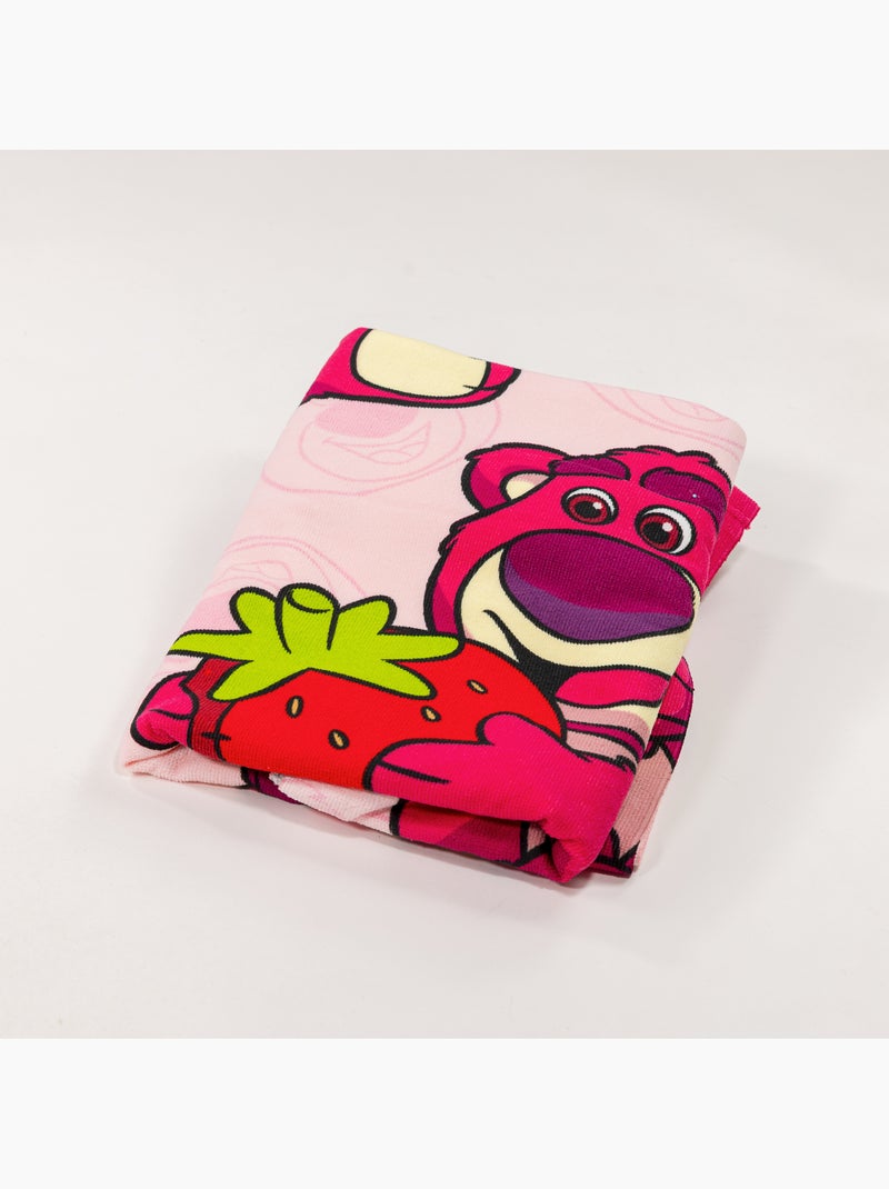 Drap de Plage Enfant Lotso Disney Pixar Toy Story 70x140 cm 100% Polyester Beige/Rose - Kiabi