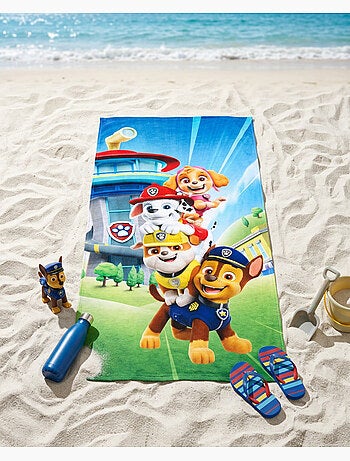 Drap de Plage Enfant PAW Patrol 70x140 cm 100% Coton