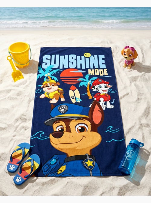 Drap de Plage Enfant PAW Patrol 70x140 cm 100% Polyester - Kiabi