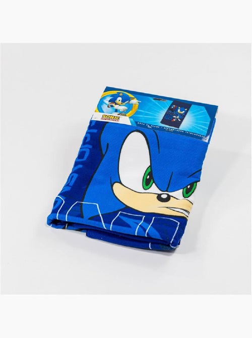 Drap de Plage Enfant Sonic the Hedgehog 70x140 cm 100% Polyester - Kiabi