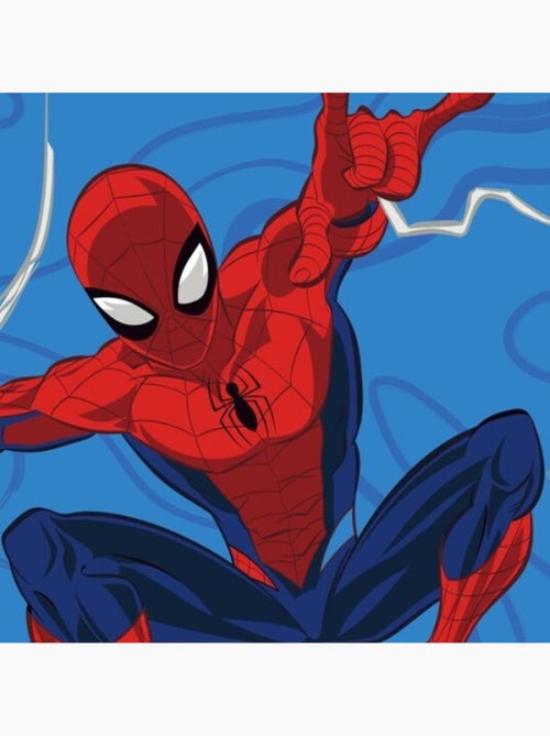 Drap de Plage Enfant Spider-Man Marvel 70x140 cm 100% Coton - Kiabi