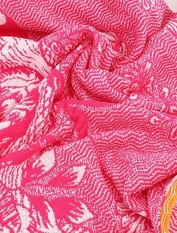 Drap de plage éponge FLAMINGO
