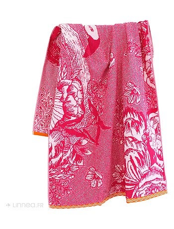 Drap de plage éponge FLAMINGO