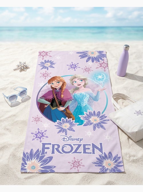 Drap de Plage Fille La Reine des Neiges Disney 70x140 cm 100% Coton - Kiabi Drap de Plage Fille La Reine des Neiges Disney 70x140 cm 100% Coton - Kiabi