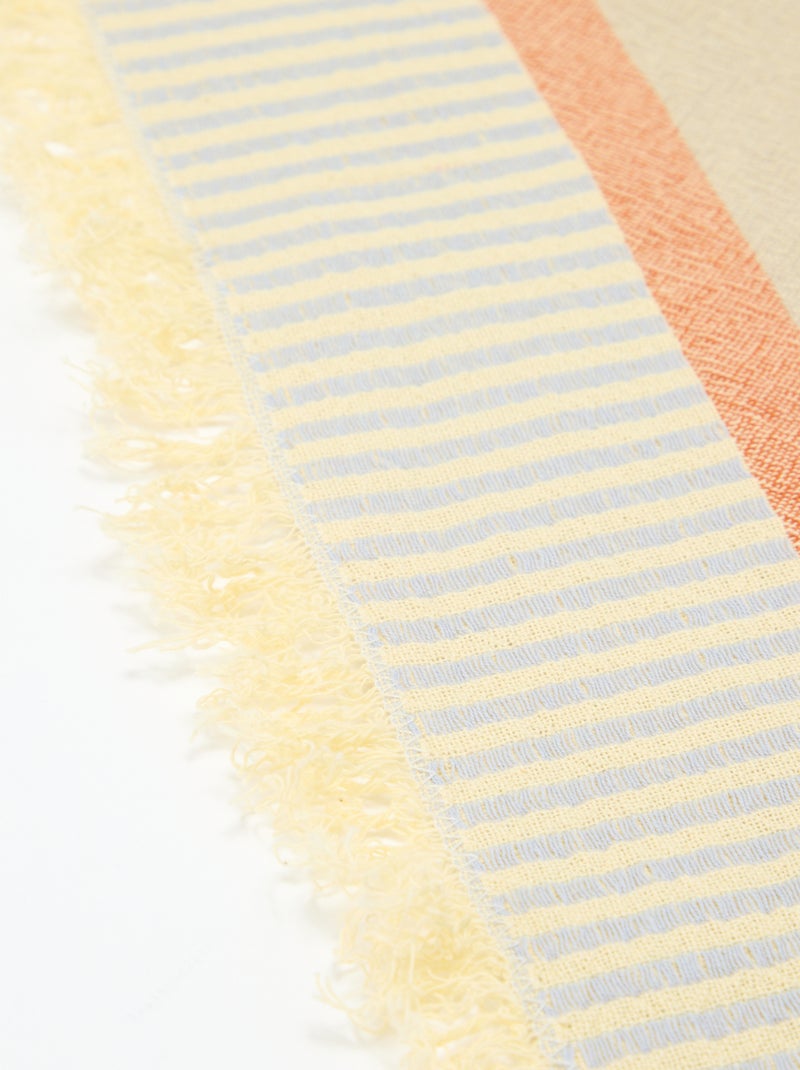 Drap de plage Fouta Beige - Kiabi