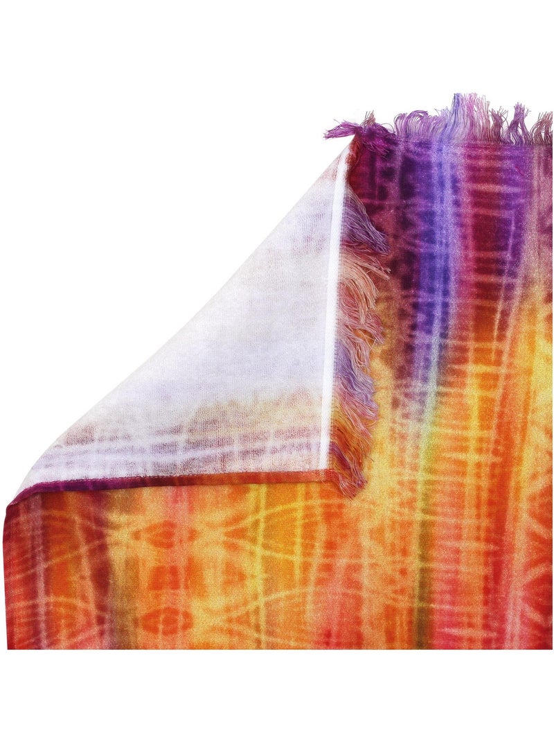 Drap de plage Fouta coton 270 g/m² BIBIONE Cascade Multicolore - Kiabi