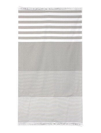Drap de plage Fouta coton 290 g/m² Rayures