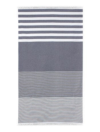 Drap de plage Fouta coton 290 g/m² Rayures