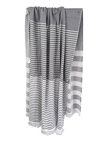 Drap de plage Fouta coton 290 g/m² Rayures