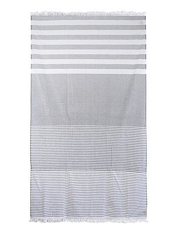 Drap de plage Fouta coton 290 g/m² Rayures