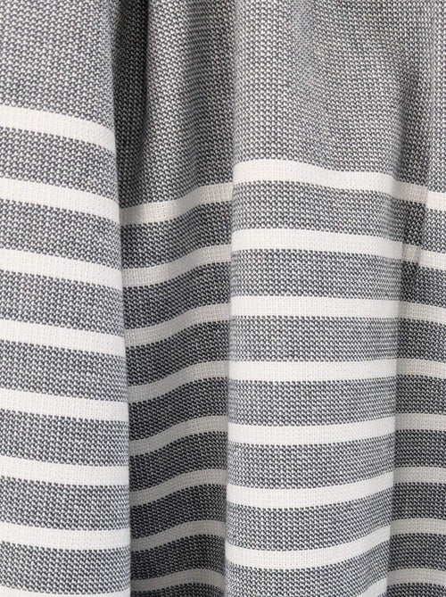 Drap de plage Fouta coton 290 g/m² Rayures - Kiabi
