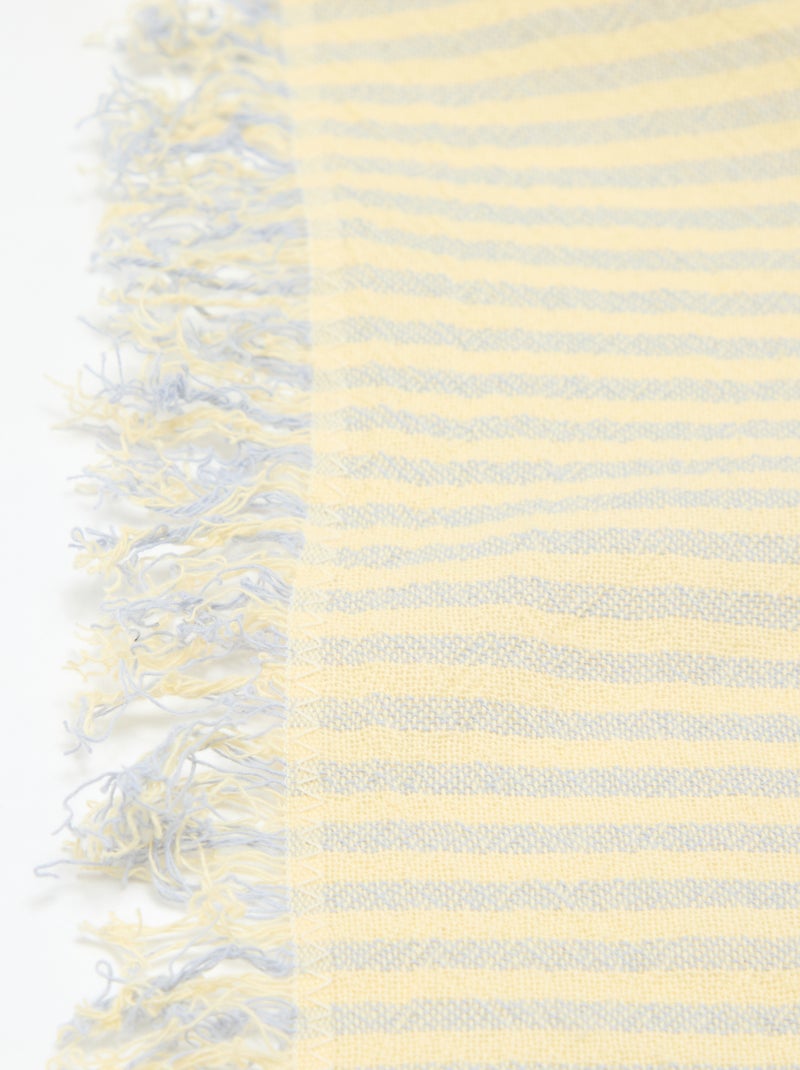 Drap de plage Fouta Jaune - Kiabi