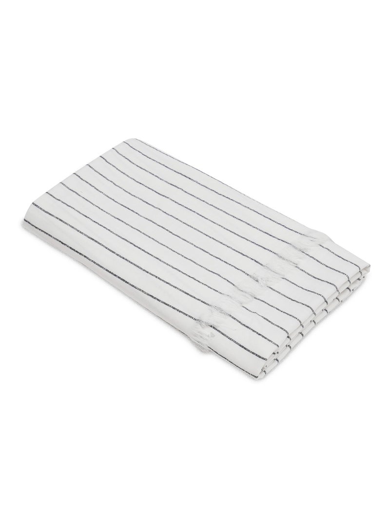 Drap de plage fouta LANA FOUTAS Blanc - Kiabi