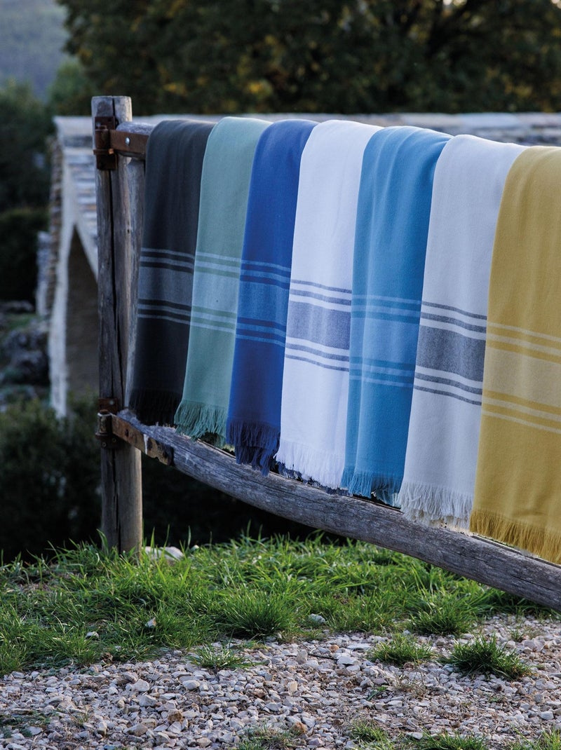 Drap de plage fouta MYKONOS Vert olive - Kiabi