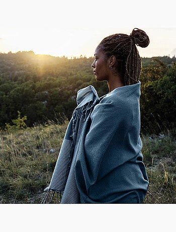 Drap de plage fouta NID D'ABEILLE