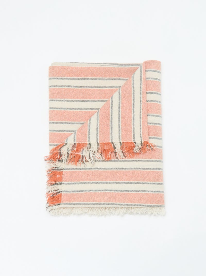 Drap de plage Fouta Orange - Kiabi
