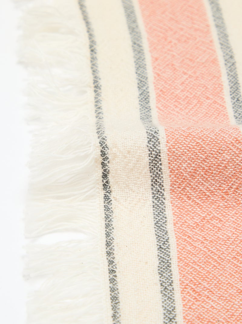 Drap de plage Fouta Orange - Kiabi