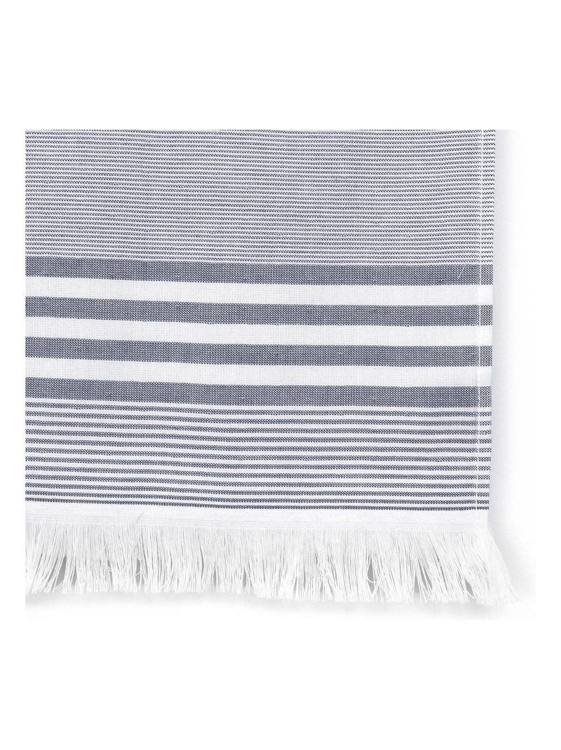 Drap de plage Fouta Rayures Bleu - Kiabi