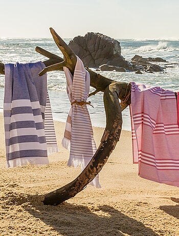 Drap de plage Fouta Rayures