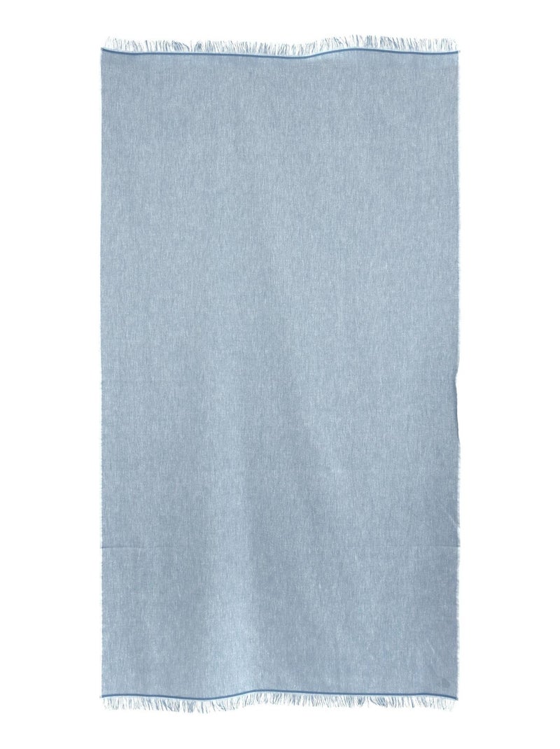 Drap de plage fouta SOFIA Bleu gris - Kiabi
