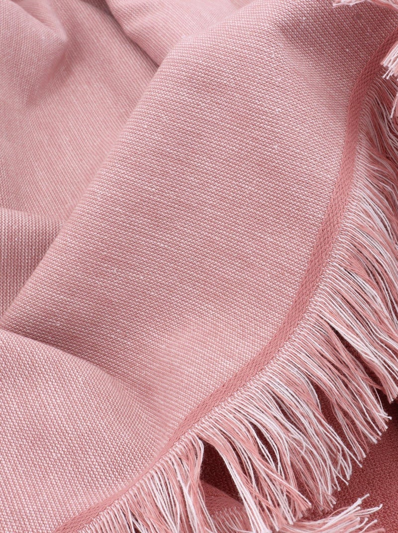 Drap de plage fouta SOFIA Rose clair - Kiabi