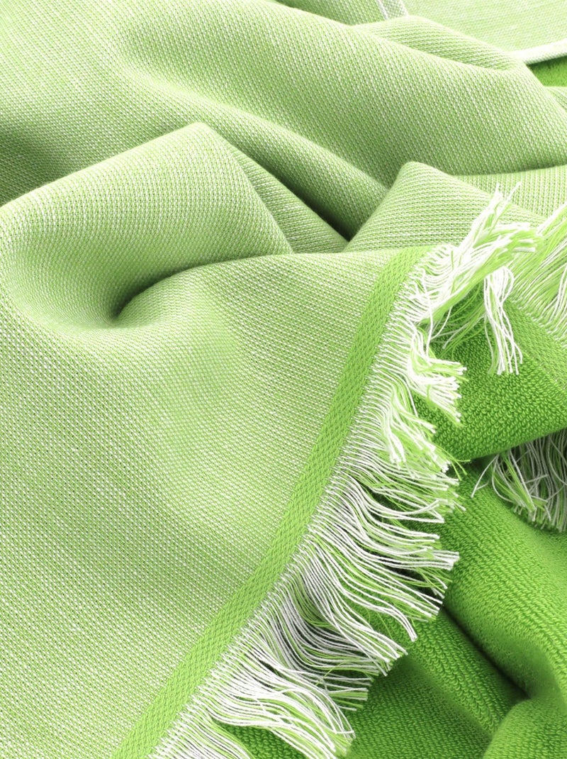 Drap de plage fouta SOFIA Vert fluo - Kiabi
