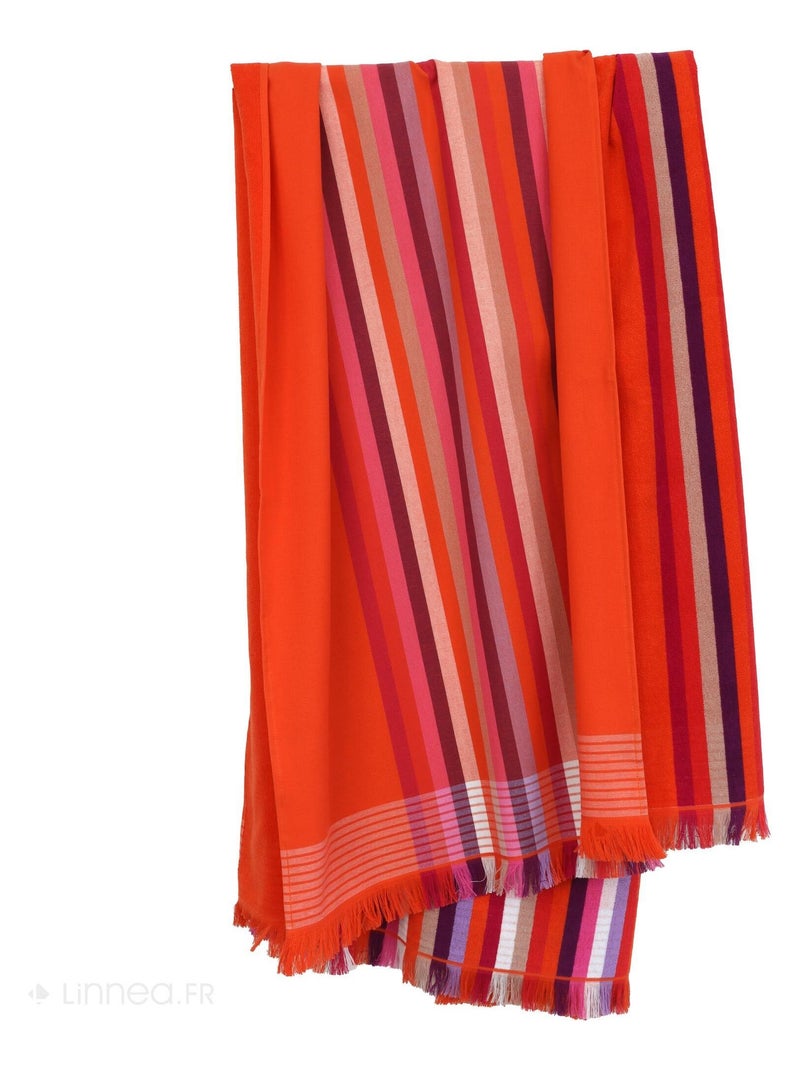 Drap de plage fouta SYANA Orange clair - Kiabi