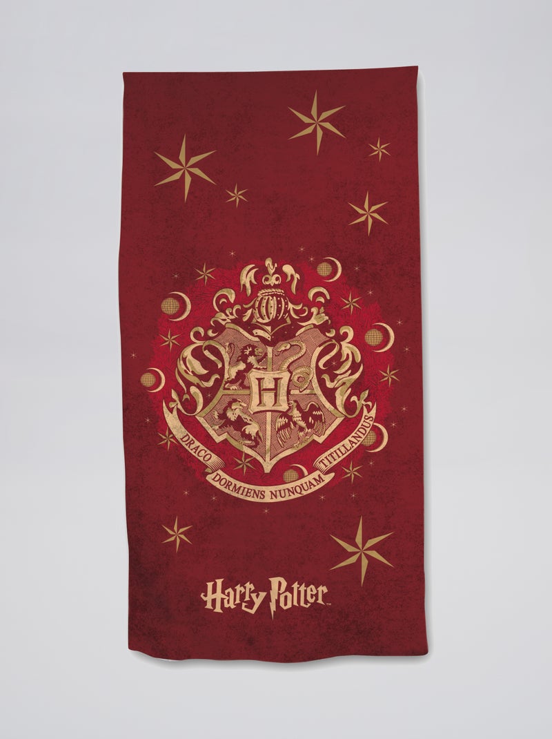 Drap de plage 'Harry Potter' rouge - Kiabi