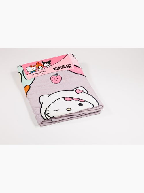 Drap de Plage Hello Kitty and Friends Sanrio 90x170 cm 100% Coton - Kiabi