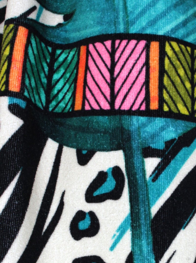 Drap de plage JUNGLE Vert - Kiabi