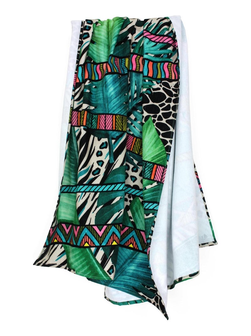 Drap de plage JUNGLE Vert - Kiabi