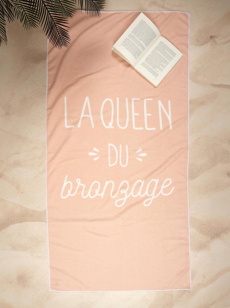 Drap de plage KANEOHE Rose - Kiabi