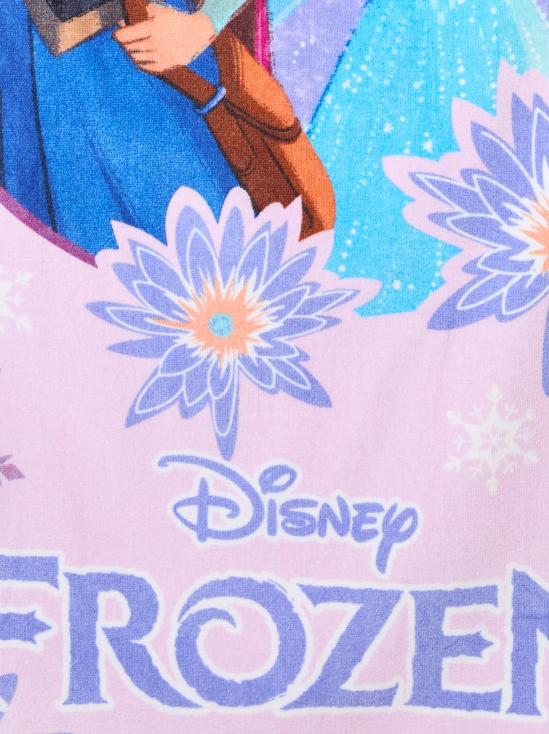 Drap de plage 'La reine des neiges' 'Disney' Violet - Kiabi