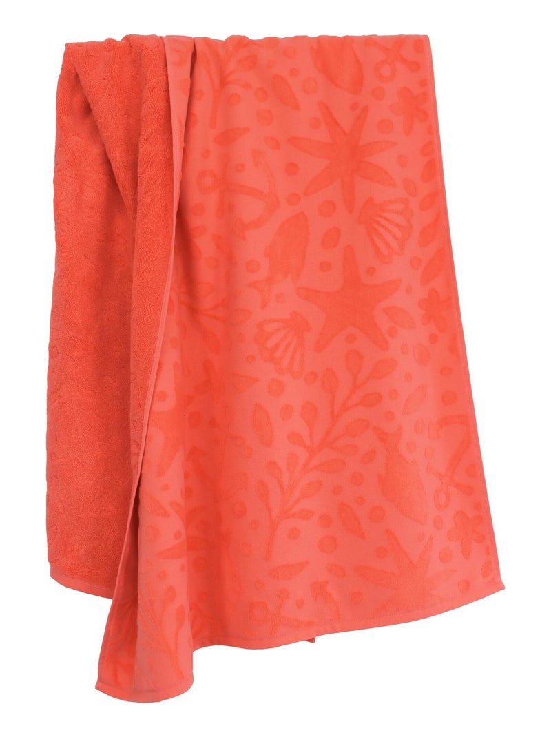 Drap de plage LOVINA Orange - Kiabi