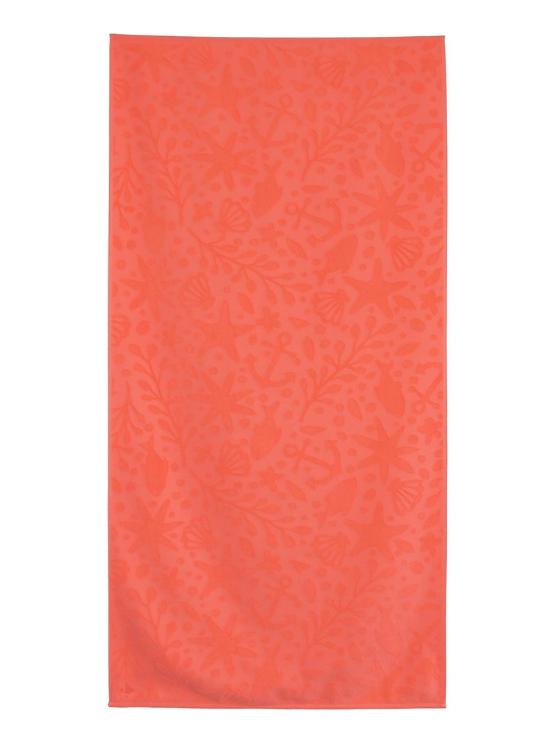 Drap de plage LOVINA Orange - Kiabi