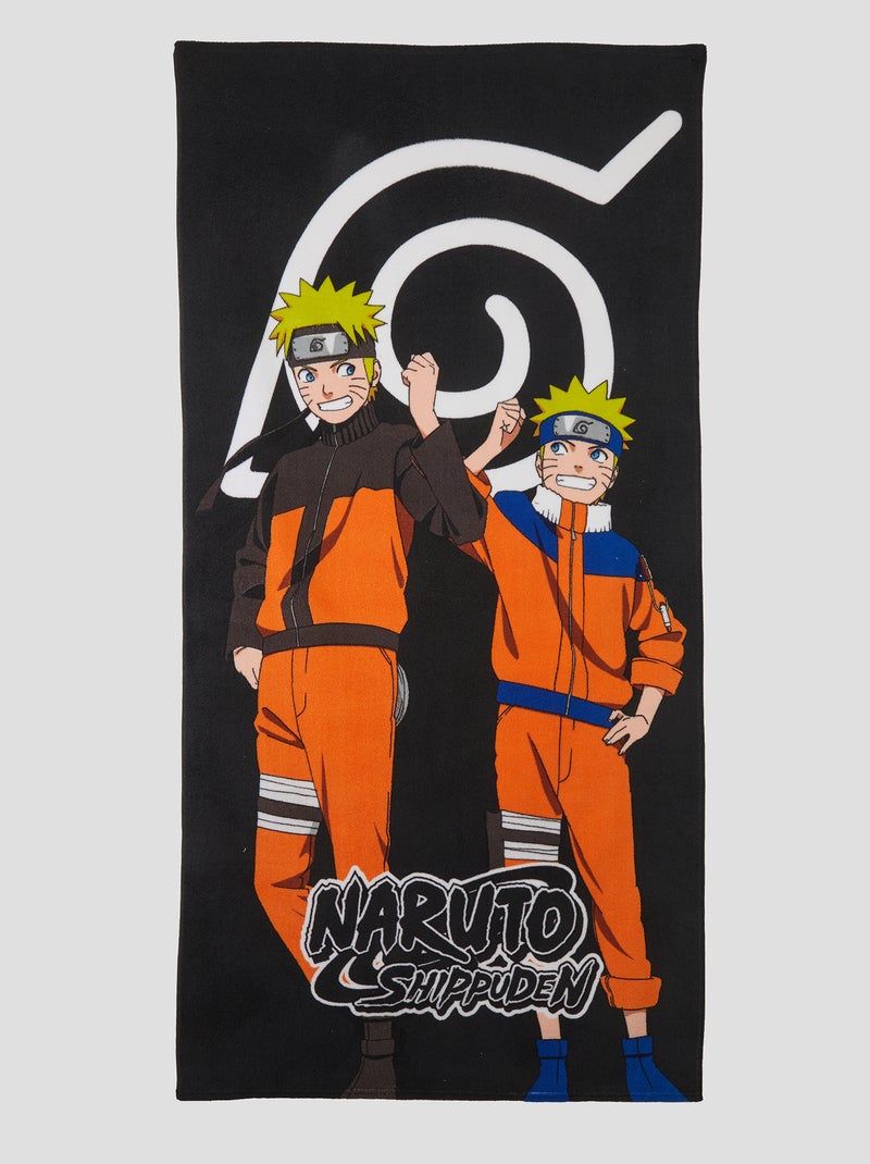 Drap de plage 'Naruto' Noir - Kiabi