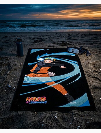 Drap de Plage Naruto Shippuden 70x140 cm 100% Coton
