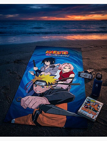 Drap de Plage Naruto Shippuden 70x140 cm 100% Polyester