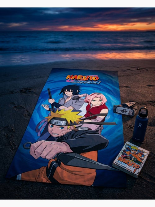 Drap de Plage Naruto Shippuden 70x140 cm 100% Polyester - Kiabi