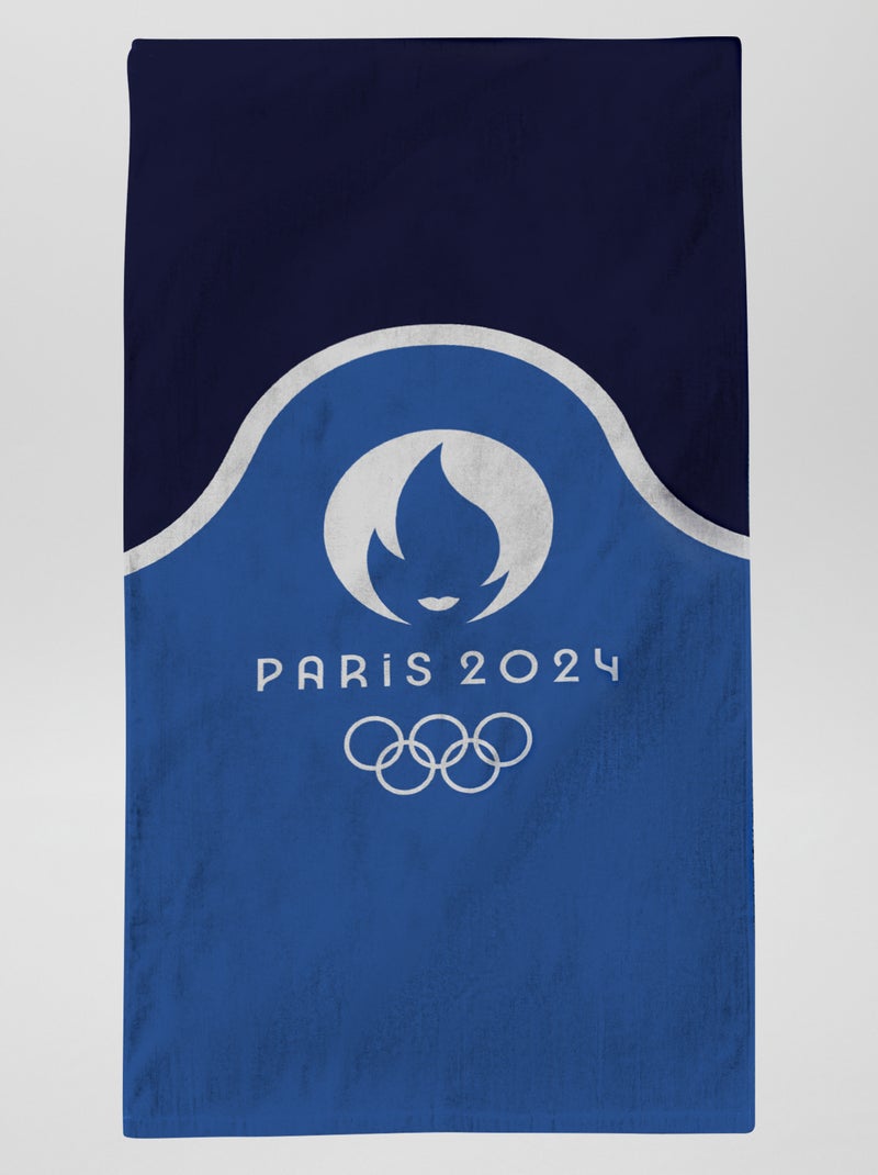 Drap de plage Noir/bleu - Kiabi