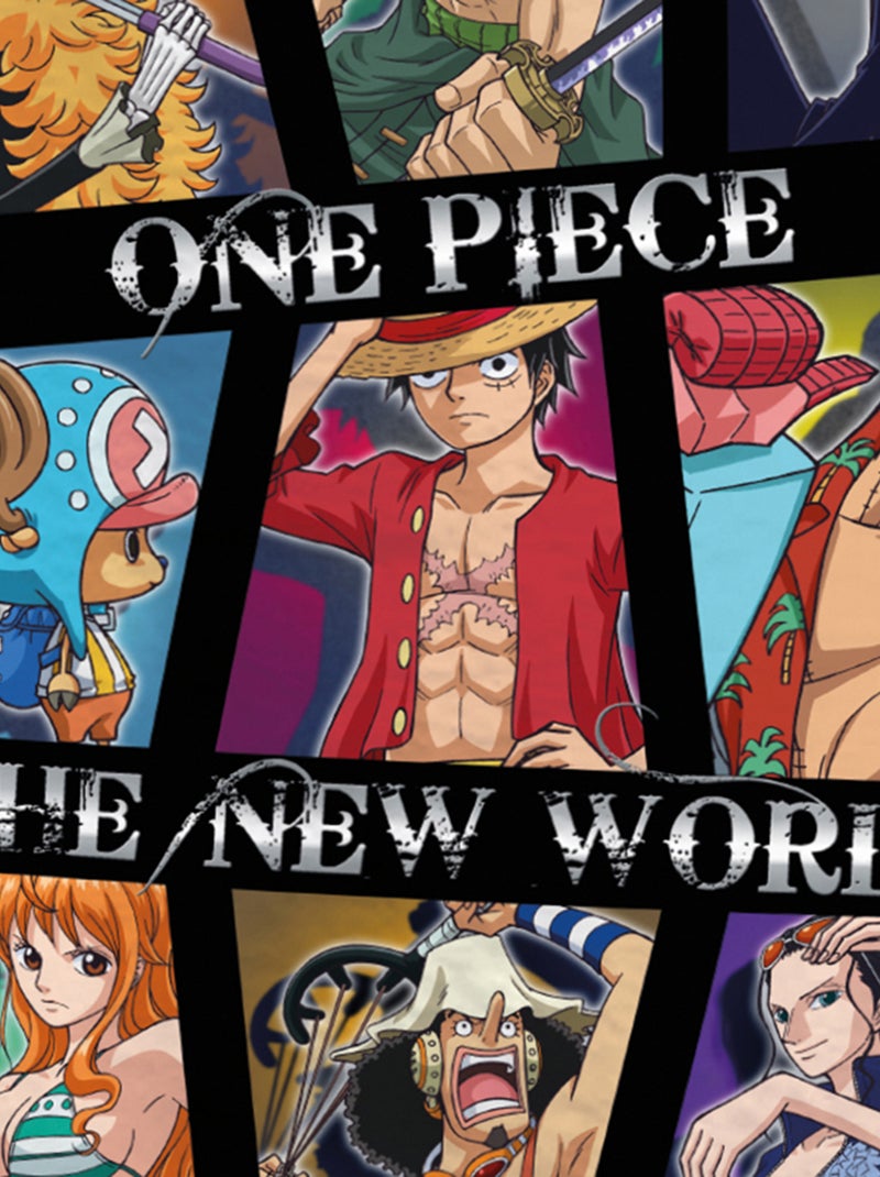 Drap de plage 'One piece' Noir - Kiabi