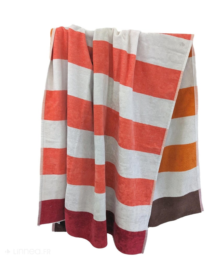 Drap de plage PALLANTE Orange - Kiabi