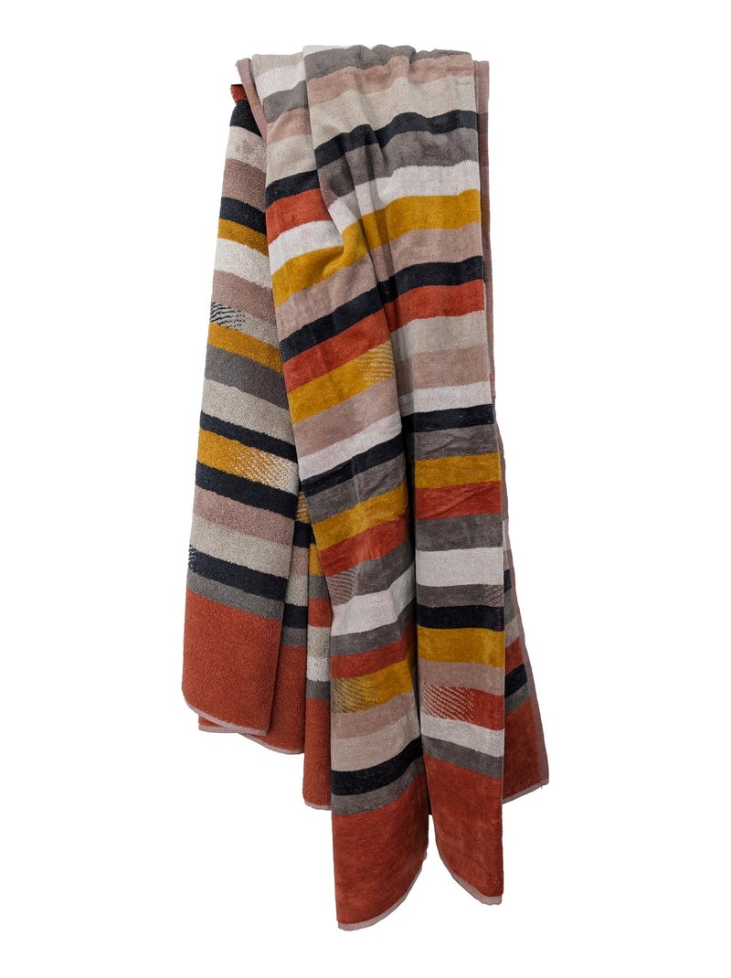 Drap de plage RIVAGE Rouge brique - Kiabi
