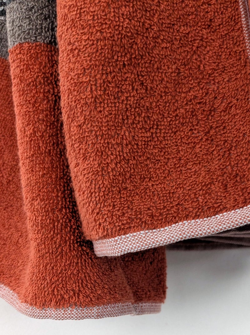Drap de plage RIVAGE Rouge brique - Kiabi