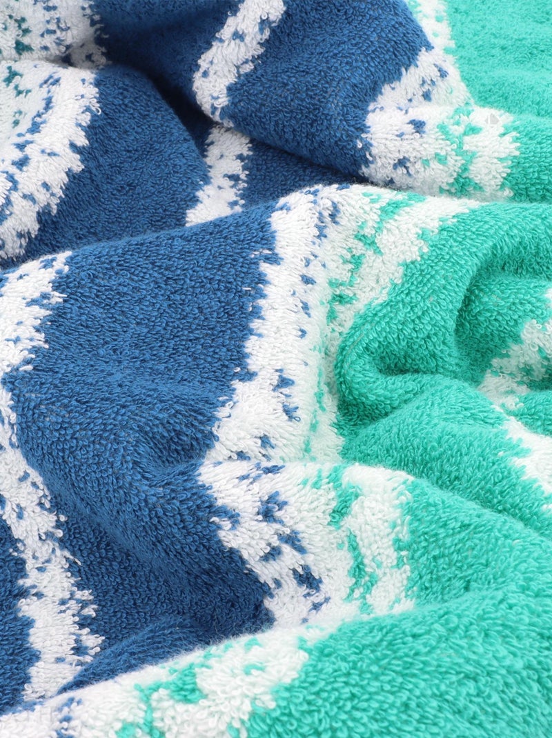 Drap de plage SOCOA Bleu Vert - Kiabi