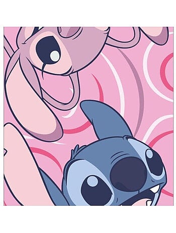 Drap de Plage Stitch & Angel Disney 70x140 cm 100% Polyester