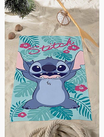Drap de Plage Stitch Disney 70x140 cm 100% Polyester