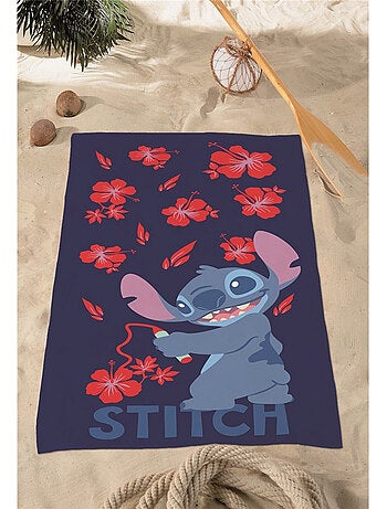 Drap de Plage Stitch Disney 90x170 cm 100% Polyester