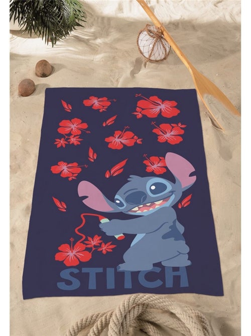 Drap de Plage Stitch Disney 90x170 cm 100% Polyester - Kiabi Drap de Plage Stitch Disney 90x170 cm 100% Polyester - Kiabi
